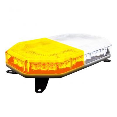 Amber/White Emergency Mini Warning Bar With Magnetic Mount & Permanent Mount Included. LED Light (Biombo)