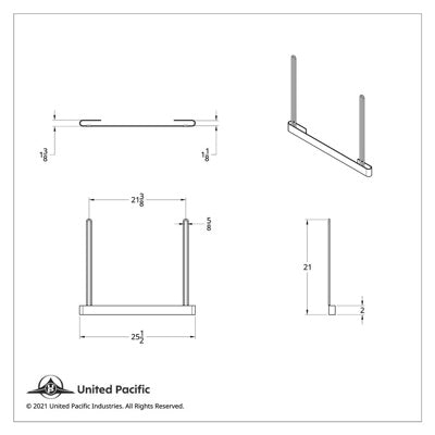 Anti-Sail Bracket - 2" Bottom