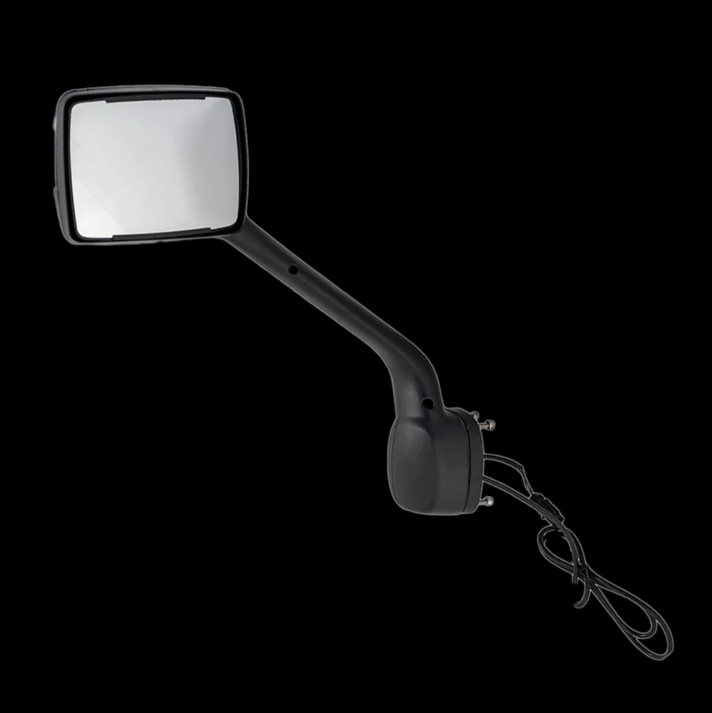 Arrow Chrome Hood Mirror with LED lights fits Kenworth T680 fits Peterbilt 579/587