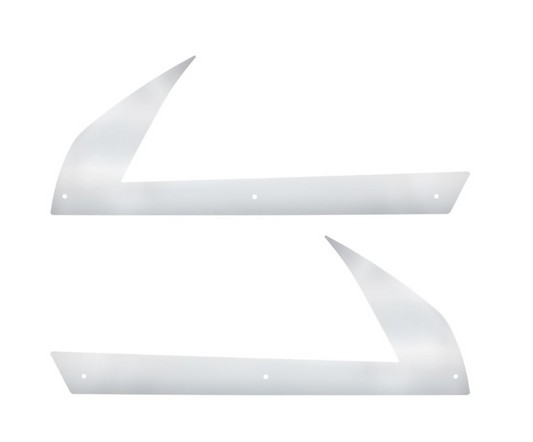 BELOW HEADLIGHT FENDER GUARDS 430 SS FOR 2018-2024 FREIGHTLINER CASCADIA (PAIR)