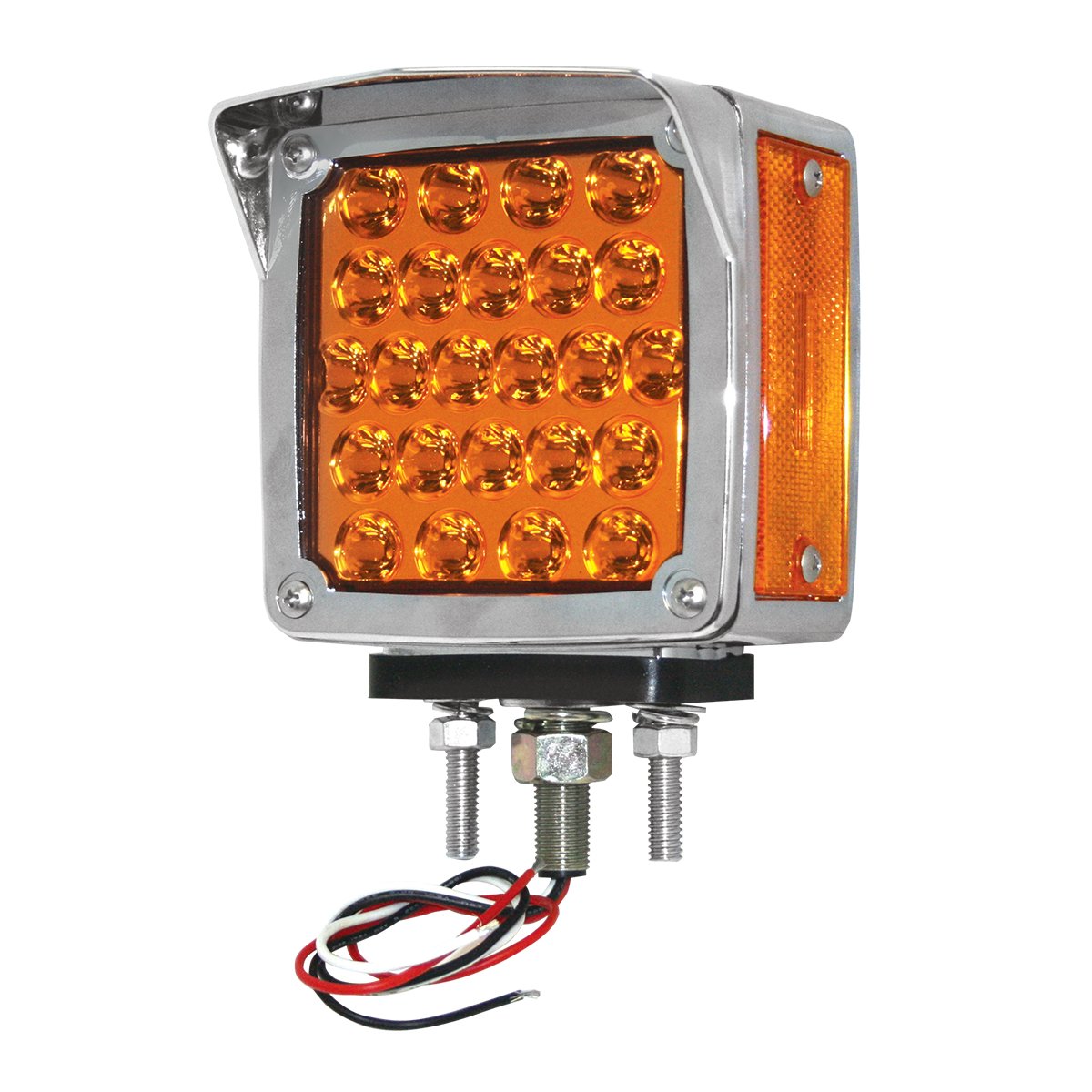 Bezel With Visor For Square Double Face Pearl LED pedestal light (77620 series)