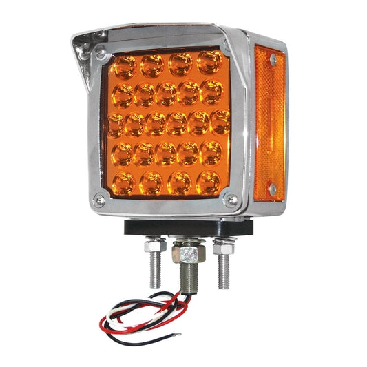 Bezel With Visor For Square Double Face Pearl LED pedestal light (77620 series)