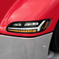 Black 6 LED Headlight For Peterbilt 386 (2005-2015) & 387 (1999-2010) - Driver