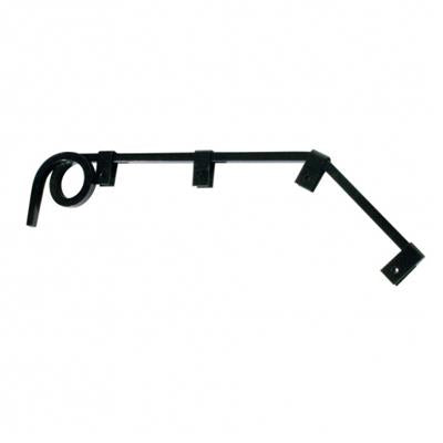 Black Angled Mud Flap Hanger - 1 Coil