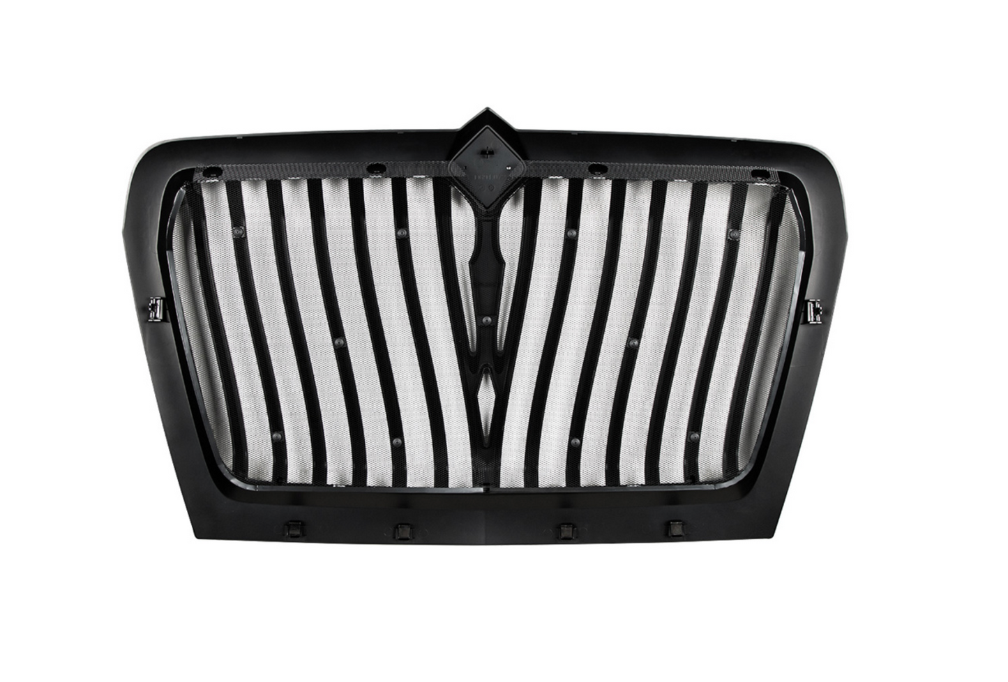 BLACK CURVED STYLE GRILLE WITH BUG SCREEN FOR 2018-2025 INTERNATIONAL LT