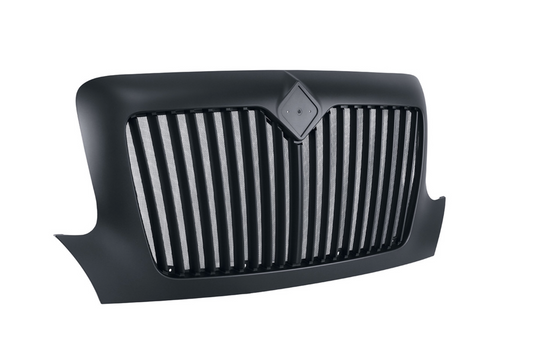 BLACK GRILLE WITH BUG SCREEN FOR 2002-2018 INTERNATIONAL DURASTAR
