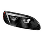 BLACK LED HEADLIGHT FOR PETERBILT 386 (2005-2015) & 387 (1999-2010) / 335 (2005 - 2010)- PASSENGER