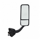 BLACK MIRROR ASSEMBLY WITH HEATED MIRROR FOR 2008-2017 FREIGHTLINER CASCADIA - PASSENGER