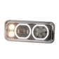 Black Projector Headlight fits Freightliner Classic, Peterbilt, Kenworth, and Western Star 4900 Passenger Side.