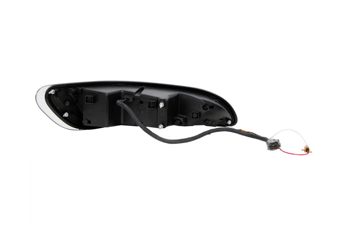 BLACK QUAD-LED HEADLIGHT WITH LED DRL & SEQ. SIGNAL FOR 2005-2015 PETERBILT 386 / 335 (2005-2010) - PASSENGER