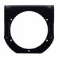 Black Steel Light Bracket W/ One 4" Light Cutout
