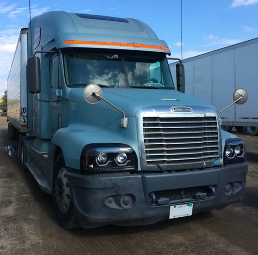 "Blackout" Freightliner Century Projection Headlight