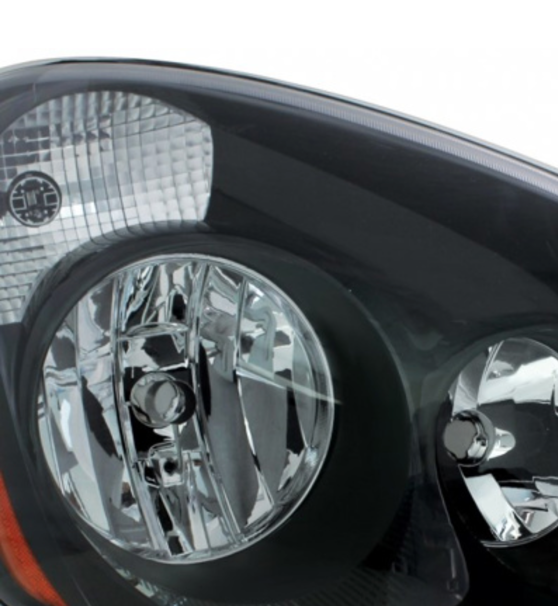"Blackout" Headlight Set For 2008-2017 Freightliner Cascadia (Pair)