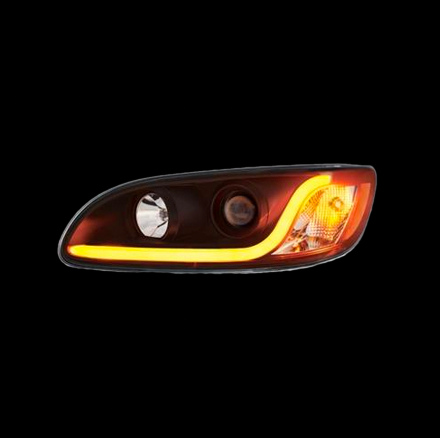 "Blackout" Peterbilt 386/387 Projection Headlight