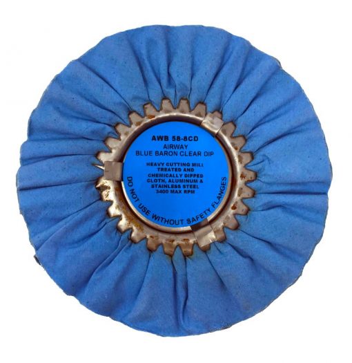 Blue Baron Heavy Cut Clear Dip Airway 8″