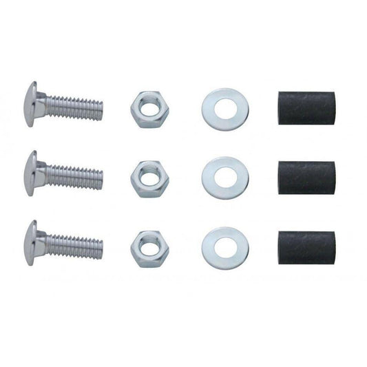 Bottom Mud Flap Plate Stainless Hardware Kit