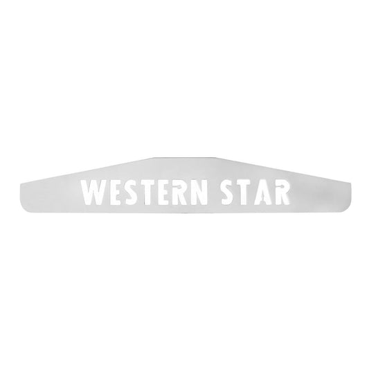 Bottom Mud Flap Plate with Script Western Star