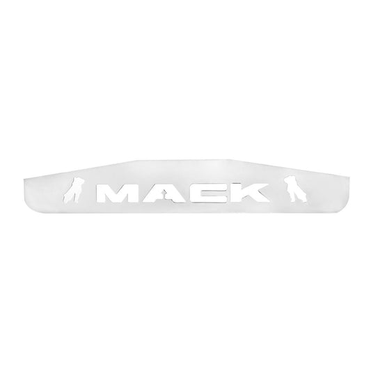 Bottom Mud Flap Plates With Mack Script 3 Studs