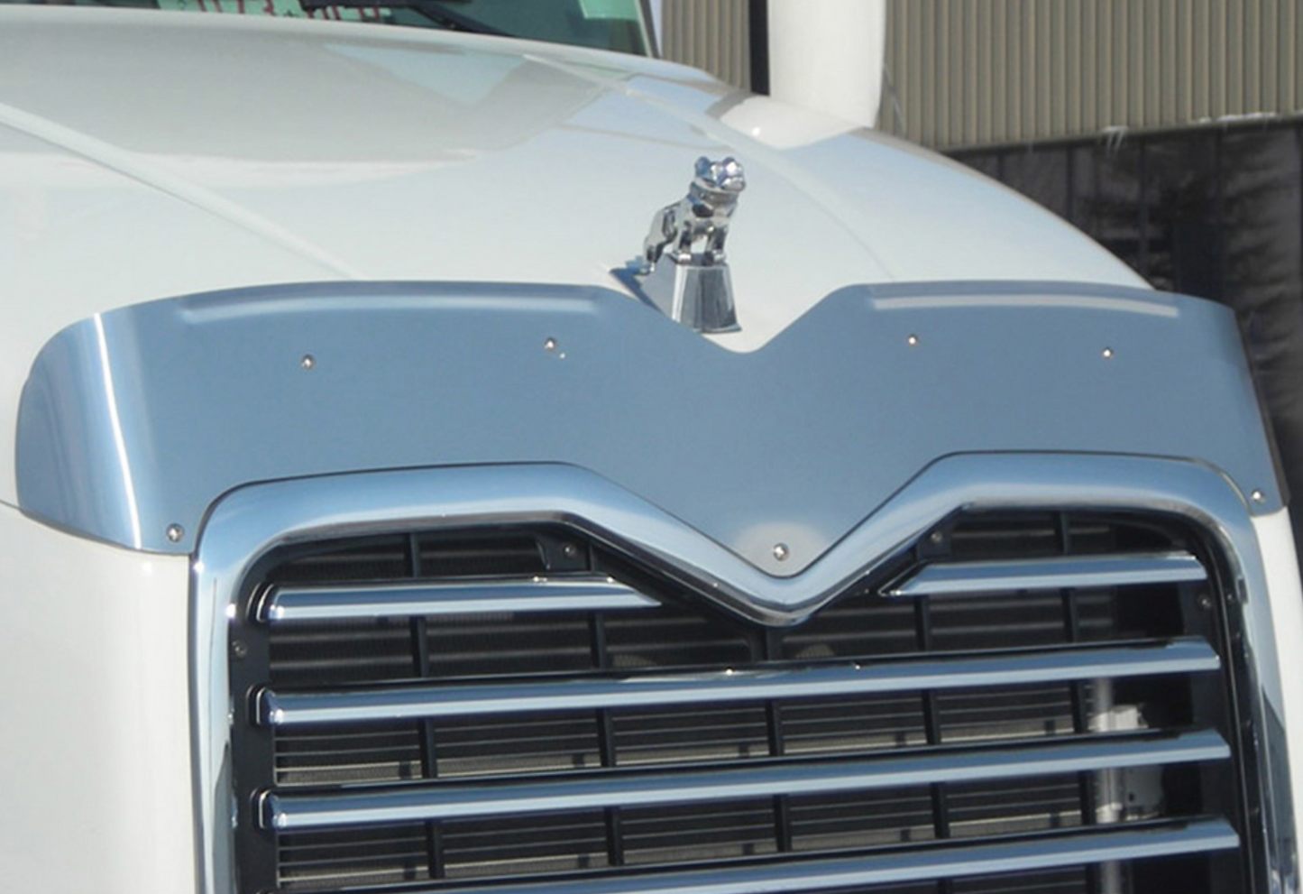 BUG DEFLECTOR HOOD SHIELD MACK CX 2007+ 430 STAINLESS STEEL