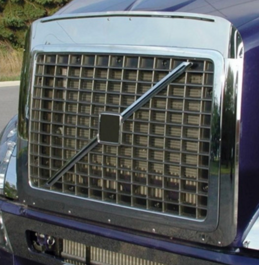 BUG DEFLECTOR SHIELD AND GRILLE DEFLECTOR KIT FOR VOLVO 2003+ VN 430 STAINLESS STEEL