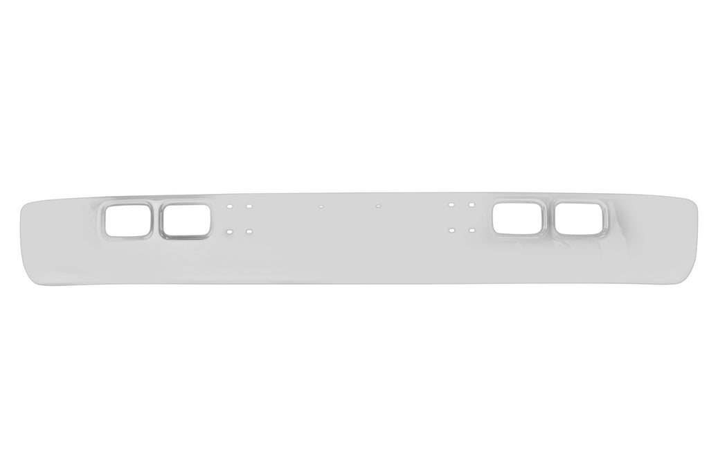 Bumper 10" Chrome for International 4700 & 4900 & 8100 Models w/ Tow and Fog Light Holes.