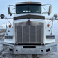 Bumper 14" Chrome Kenworth T800 (2004-2012) w/ Step, Tow, & Fog Light Holes