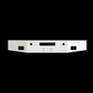 Bumper 14" Chrome Tapered for Kenworth T800 2003 & Older W/ Ext Tow Holes and Square Fog Light Holes