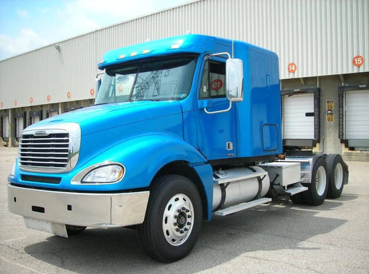 Bumper 16" Chrome Freightliner Columbia 2008 & Newer S/Step & Tow - Mounting Brackets (Newest Style) Included