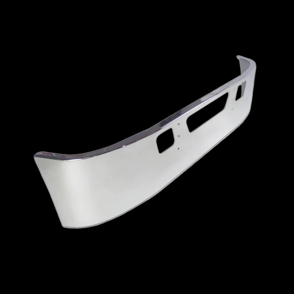 Bumper 16" Chrome International 4700 Wrap-Around w/ Tow & Step Holes.