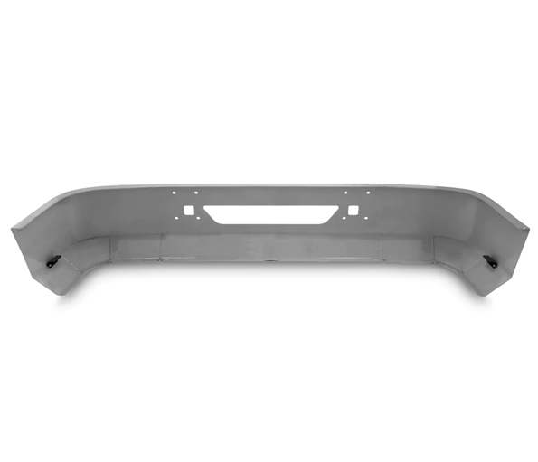 Bumper 16" Chrome International 9200/9400 (1997+)  Aero, w/ Tow, & Fog Light Holes - 7 Gauge