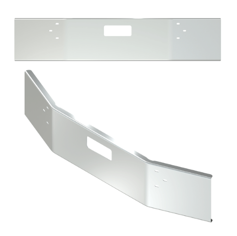 Bumper 16" Chrome  Mack CL (1994-2003) w/ Tow Hole