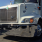 Bumper 18” Chrome Aerodynamic w/ 10 Hidden Light Holes International 9200 & 9400 (1997+) ,