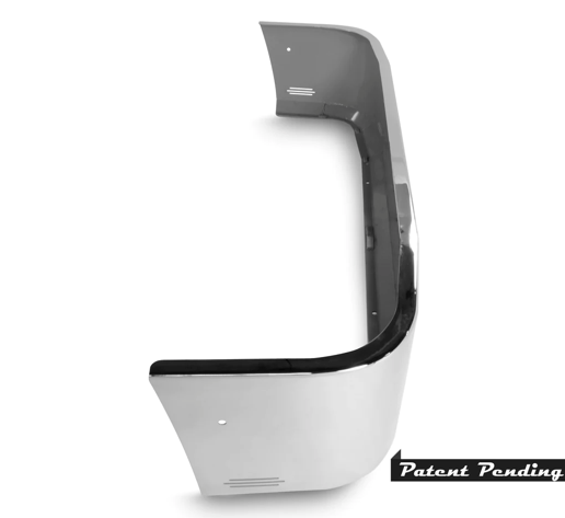 Bumper 18” Chrome Aerodynamic w/ 10 Hidden Light Holes International 9200 & 9400 (1997+) ,