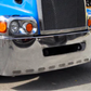 Bumper 18" Chrome Freightliner Century (1996-2004) w/ Tow & 11 Hidden Light Holes