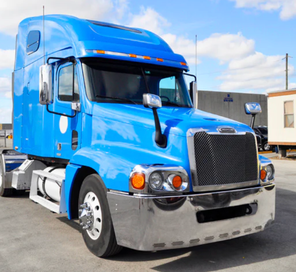 Bumper 18" Chrome Freightliner Century (1996-2004) w/ Tow & 11 Hidden Light Holes