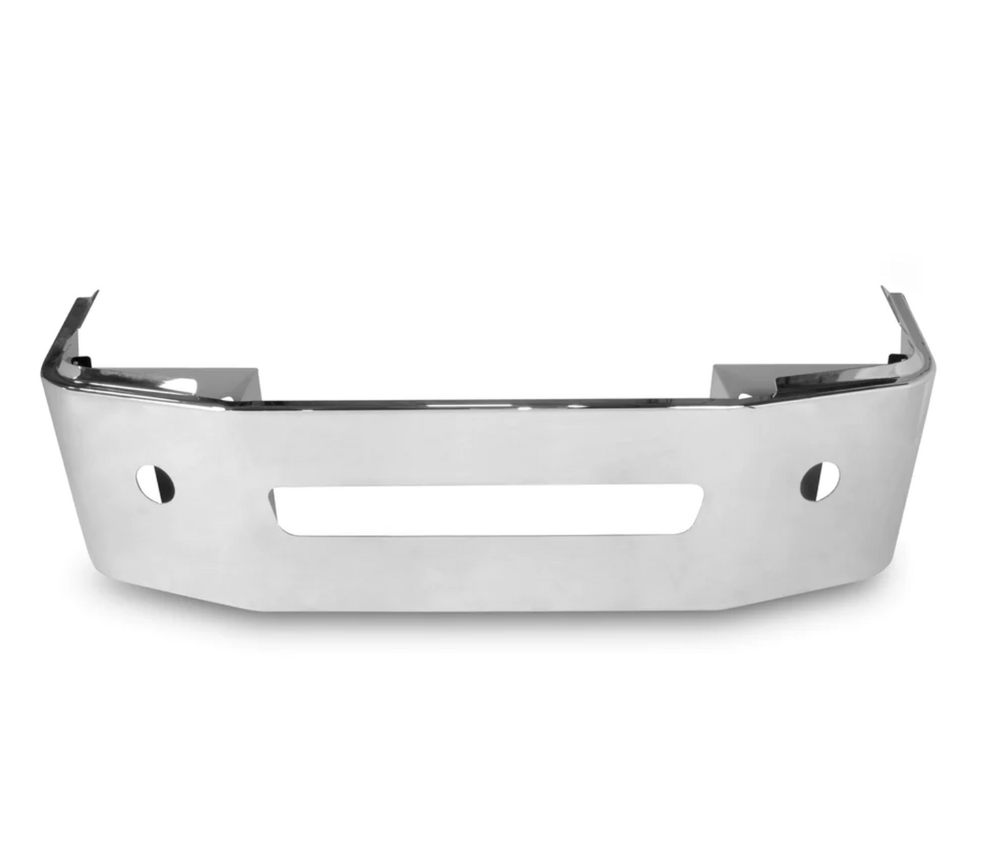 Bumper 18" Chrome Freightliner Century 2005-2007 / Columbia 2003-2007 (Aero, Tow, Round Fog, Brackets)