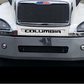 Bumper 18" Chrome Freightliner Century 2005-2007 / Columbia 2003-2007 (Aero, Tow, Round Fog, Brackets)