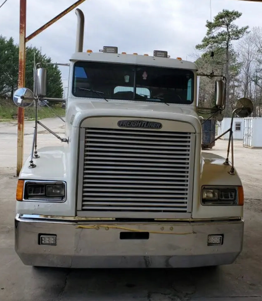 Bumper 18" Chrome Freightliner FLD112/FLD120 (All Years) Aero, w/ Tow & Fog Light Holes.