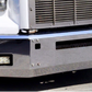 Bumper 18" Chrome Kenworth T800 (2004 & Older) Aero, 4 Mounting Bolts, w/ Tow,  Step & Fog Light Holes