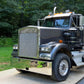 Bumper 18" Chrome Kenworth W900L/W900B (1982+) Texas Square Conventional w/ Step & Tow Holes