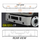 Bumper 18" Chrome Mack CH Series Set Forward Axle (2005+) w/ Tow, Step & Fog Light Holes.