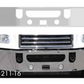 Bumper 18" Chrome Mack CXU Set Back Axle (2008+) Anthem Set Back Axle (2017+) w/ Fog Light, Step, Tow & Vent Holes.