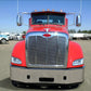 Bumper 18" Chrome Peterbilt 386 (2006-2009) Set Back Axle w/ Step & Tow Holes