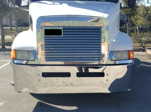 Bumper 18" Chrome Volvo VNL Set Back Axle (1996-2003) w/ Tow/Vent Holes