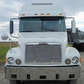 Bumper 18" Freightliner Century Set Back Axle (1996-2004) w/ Fog Light, Tow & Step Holes.