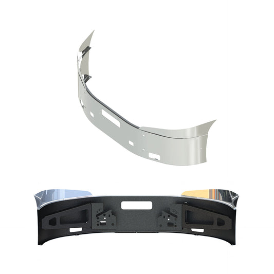 Bumper 18" International Prostar (2008-2017) w/ Vent, Tow & Fog Light Holes.