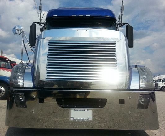 Bumper 18" Volvo VNL Set Back Axle (2004-2017) w/ Tow, Vent & Fog Light Holes.