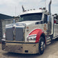 Bumper 20" Chrome Kenworth T800/T880 (2004+) w/ Tow, Fog & 9 Hidden Light Holes. (FN)