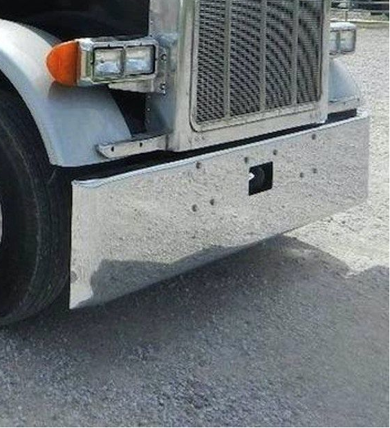 Bumper 20" Chrome Peterbilt 378 & 379 W/Tow Holes