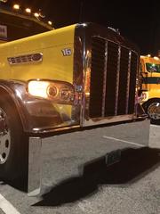 Bumper 20" Chrome Universal (Peterbilt 379, Kenworth W900, Freightliner Classic, Western Star 1989 & Newer) Z-Style.